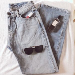 Blue Jeans Denim Sneaker Light Wash Bootcut Mediu